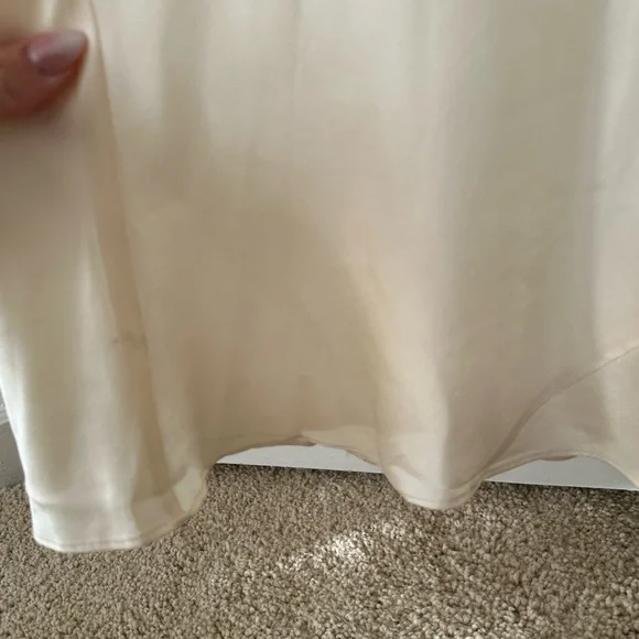 Reformation Cream Silk Maxi Dress - Picture 8 of 13